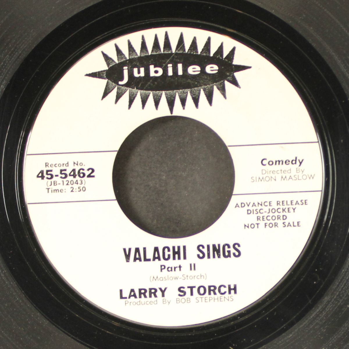 valachi sings / part 2 by LARRY STORCH