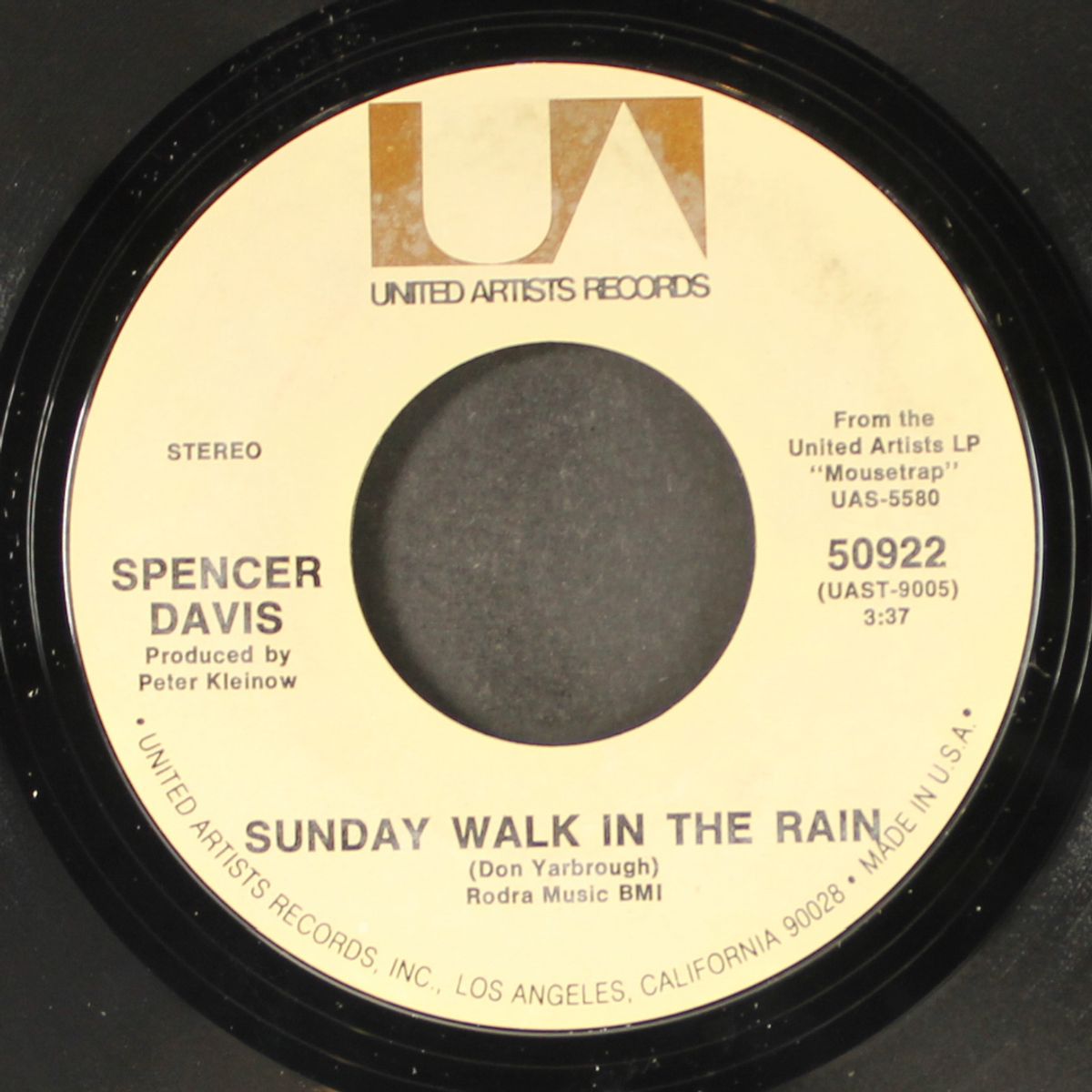listen to the rhythm / sunday walk in the rain by SPENCER DAVIS
