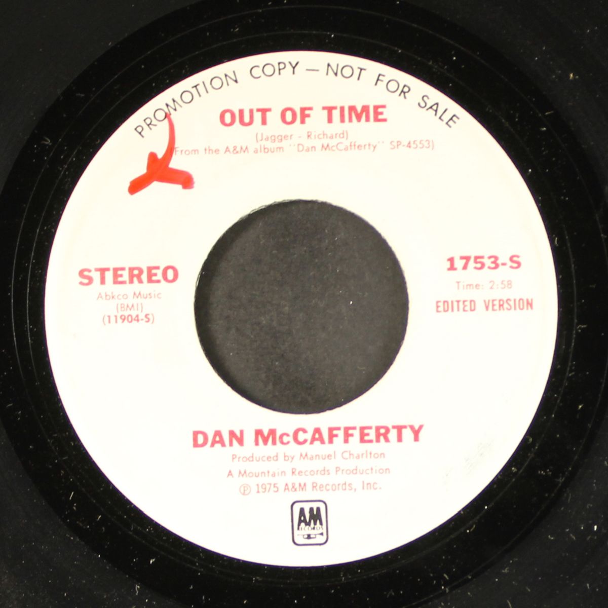 out of time / mono by DAN MCCAFFERTY