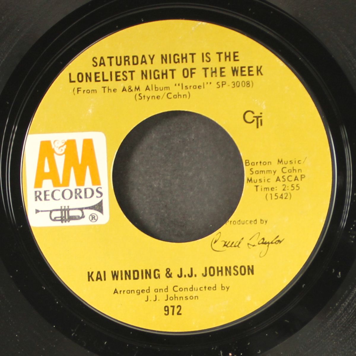 never my love / saturday night is the loneliest night of the week by KAI WINDING & J.J. JOHNSON