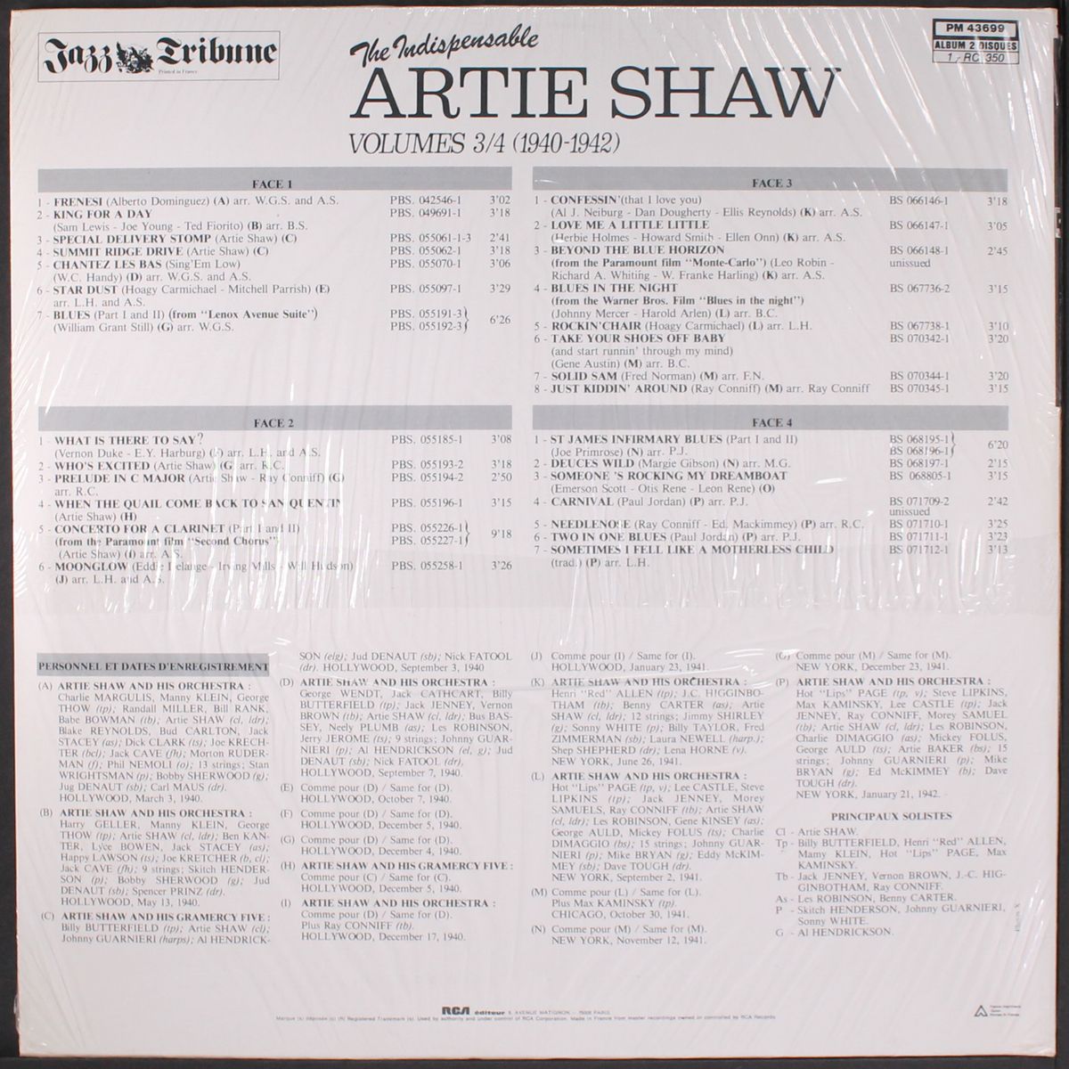 the indispensable, vols. 3-4 (1940-42) by ARTIE SHAW
