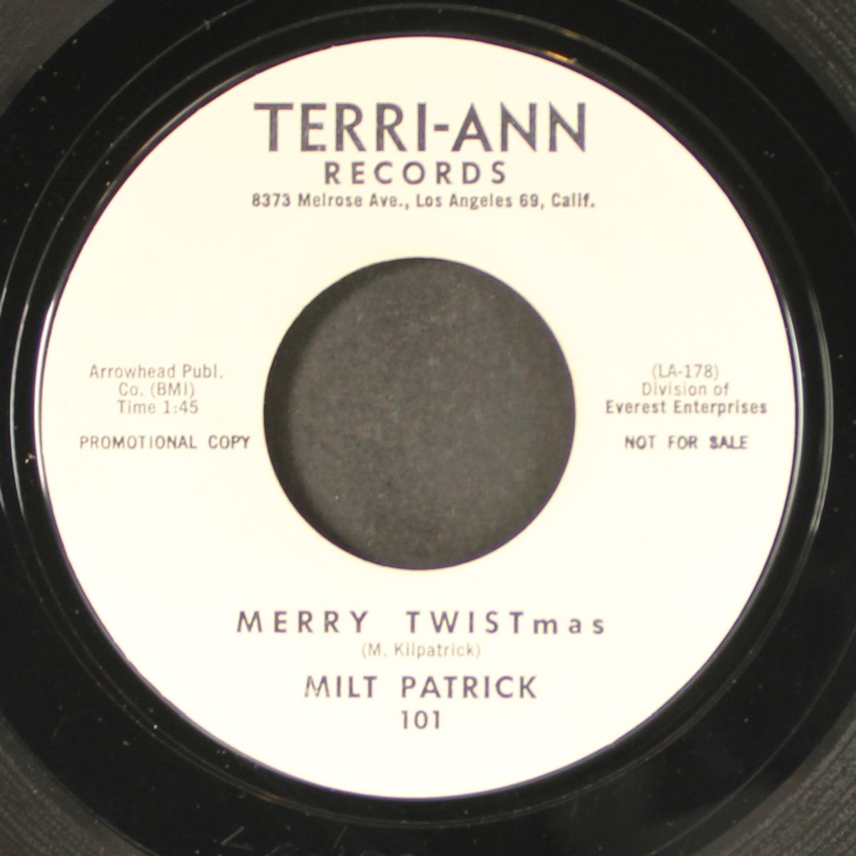 merry twistmas / just a doggone dream by MILT PATRICK
