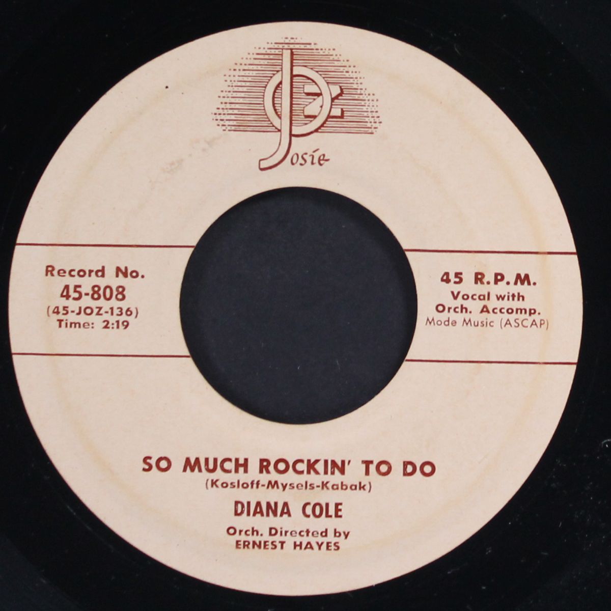 so much rockin' to do / the yodelin' blues by DIANA COLE