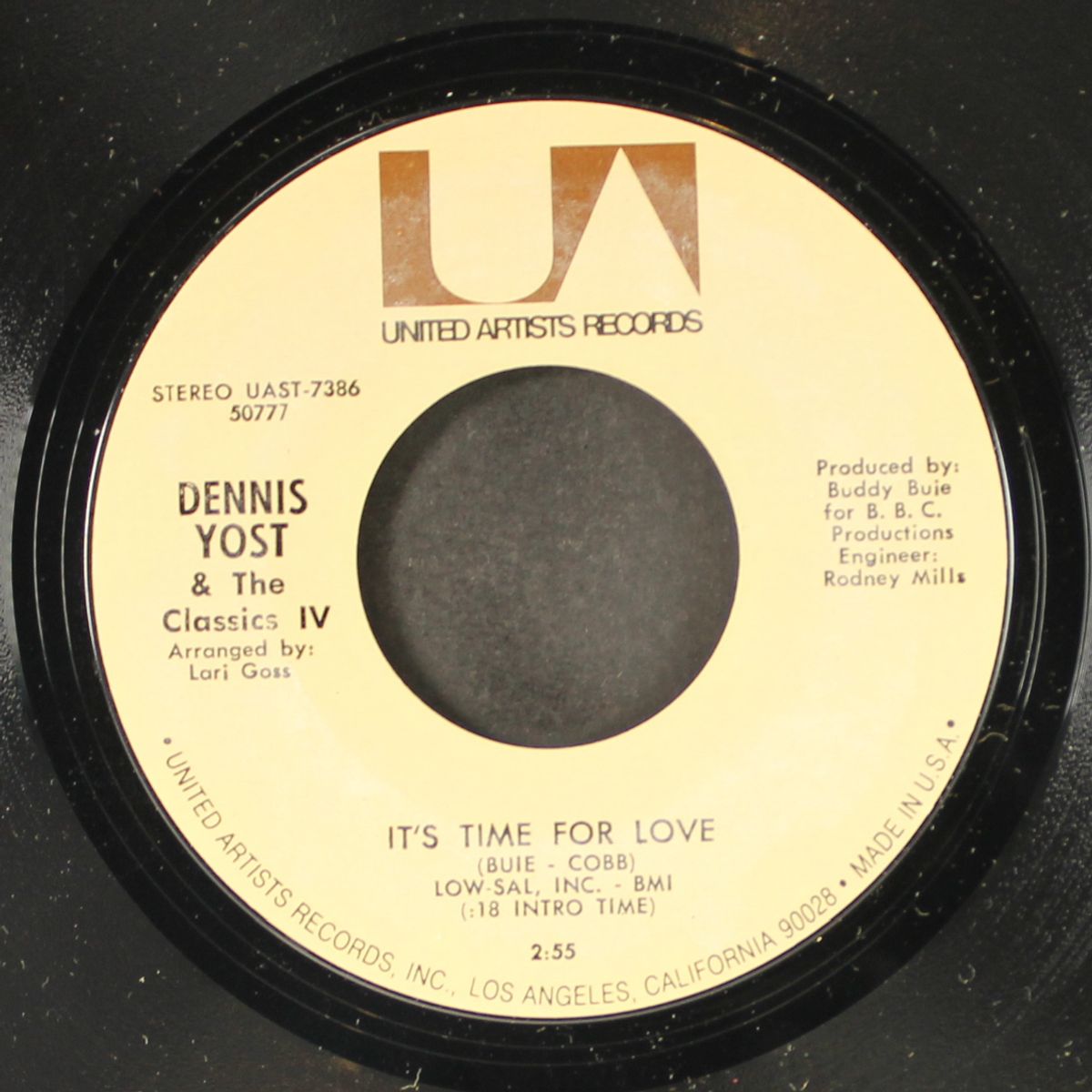 it's time for love / most of all by DENNIS YOST