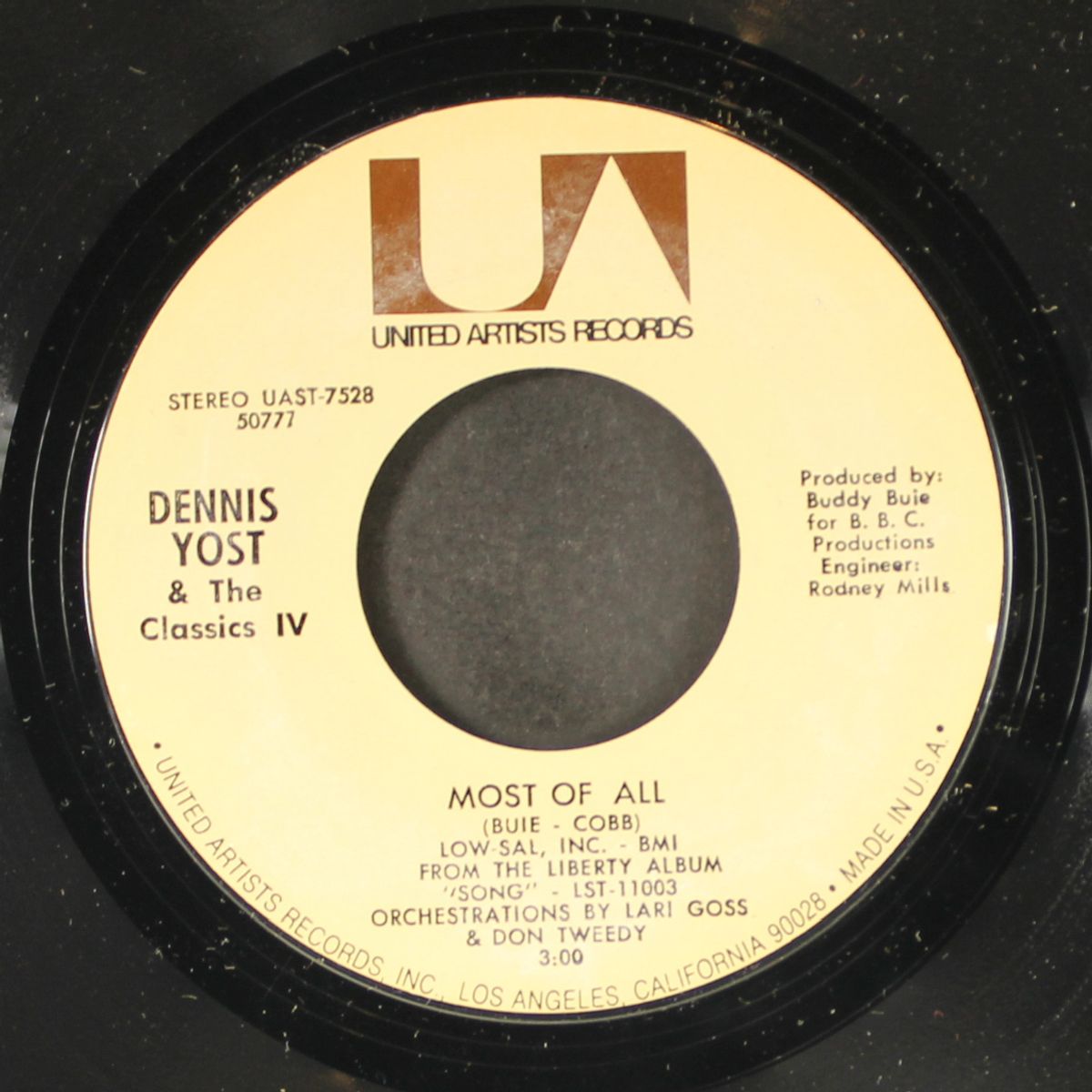 it's time for love / most of all by DENNIS YOST