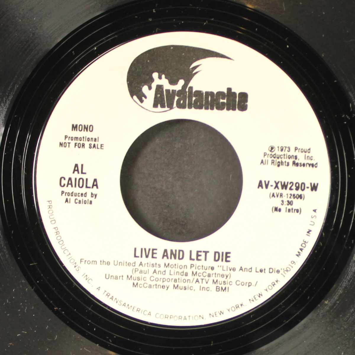 live and let die by AL CAIOLA