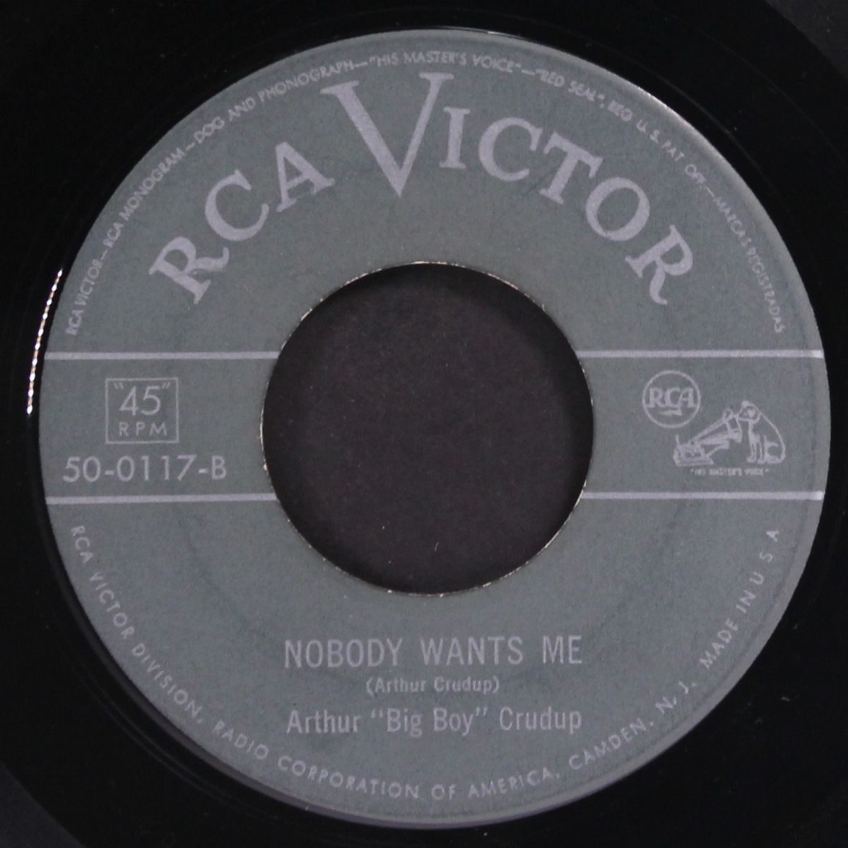 nobody wants me / star bootlegger by ARTHUR 'BIG BOY' CRUDUP