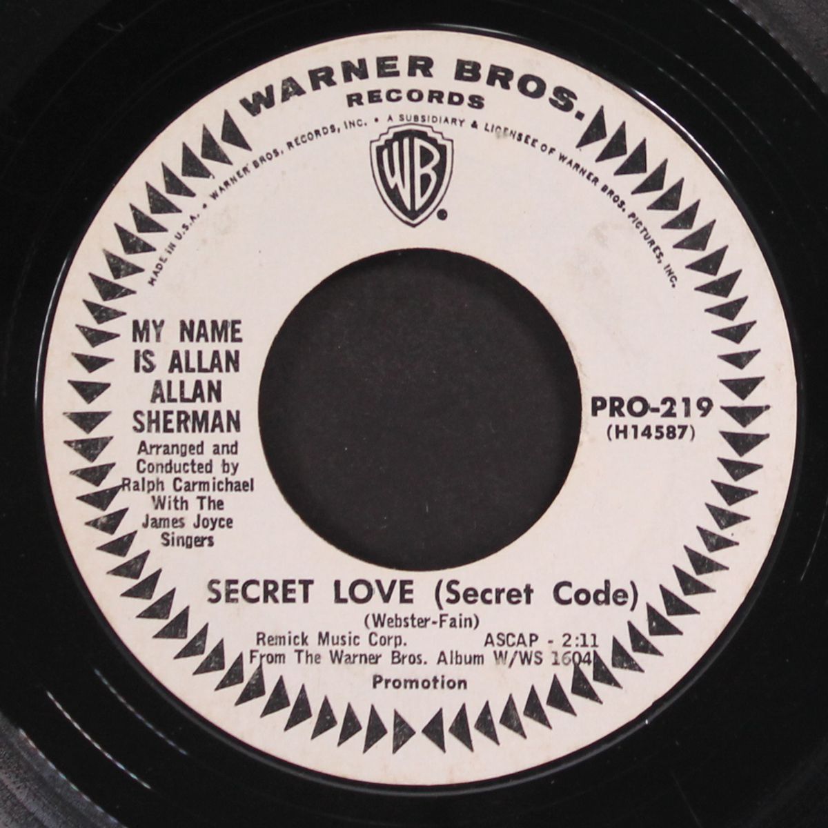 peyton place usa / secret love by ALLAN SHERMAN