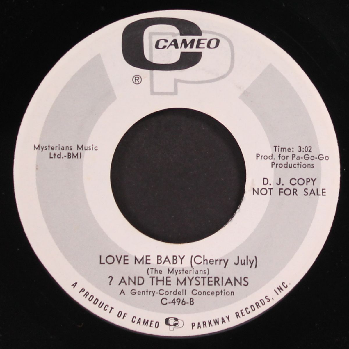 do something to me / love me baby by ? & MYSTERIANS