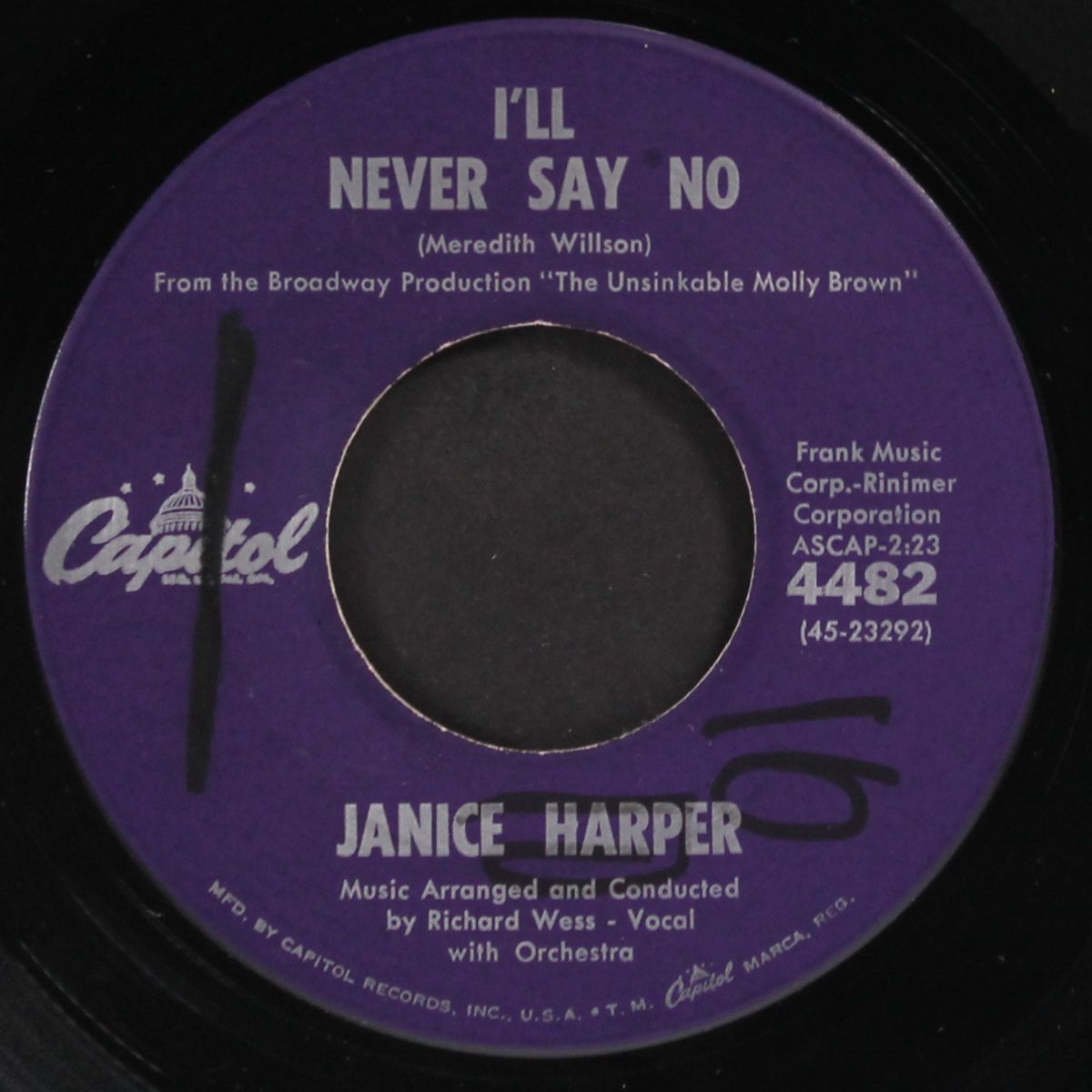 love is a dangerous thing / i'll never say no by JANICE HARPER