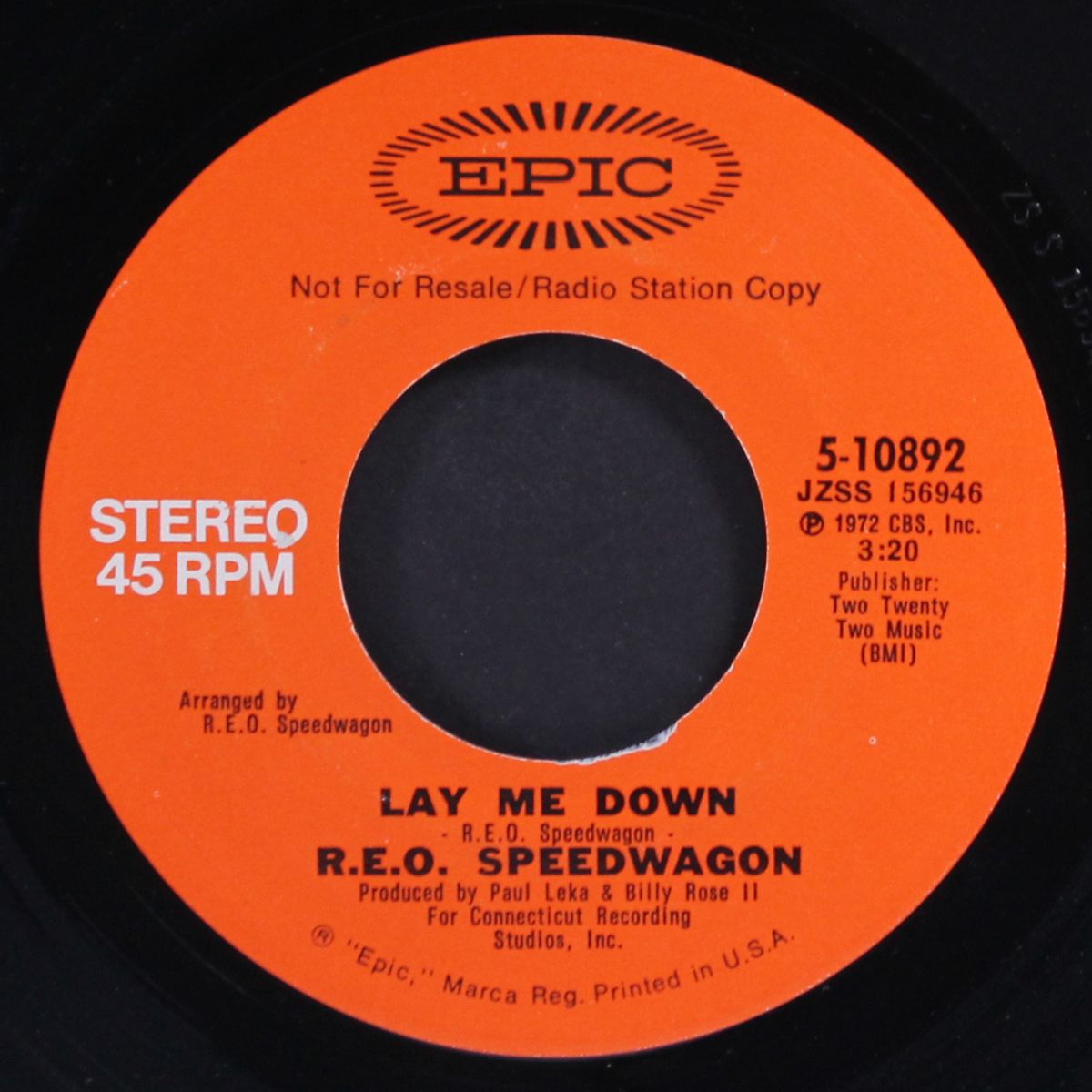 lay me down by R.E.O. SPEEDWAGON