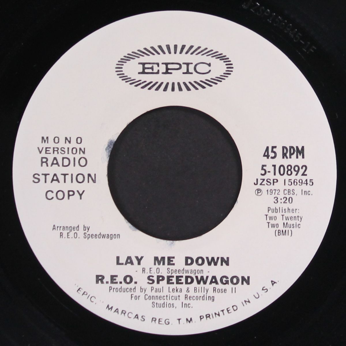 lay me down by R.E.O. SPEEDWAGON