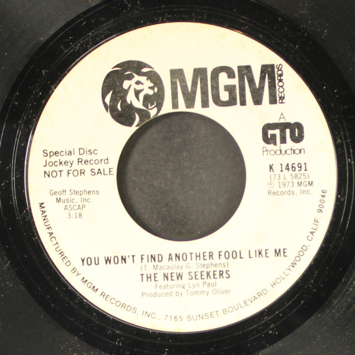you won't find another fool like me by NEW SEEKERS