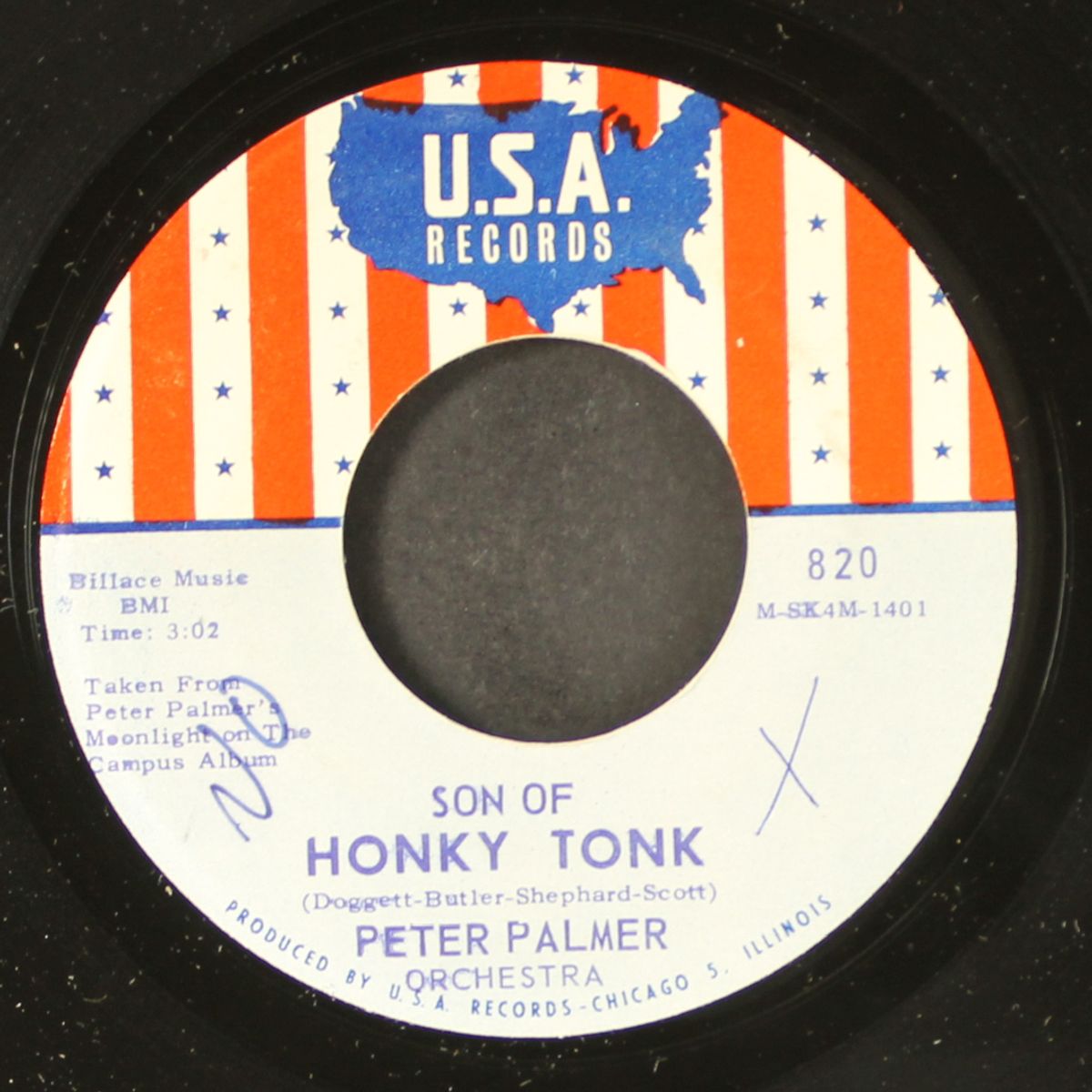 the son of honky tonk / the twelfth of never by PETER PALMER