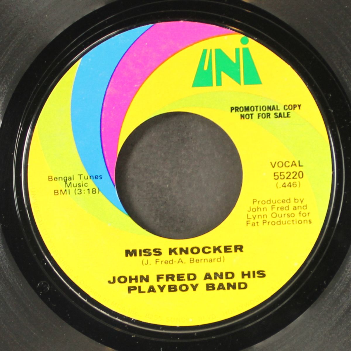 where's everybody going / miss knocker by JOHN FRED & HIS PLAYBOY BAND