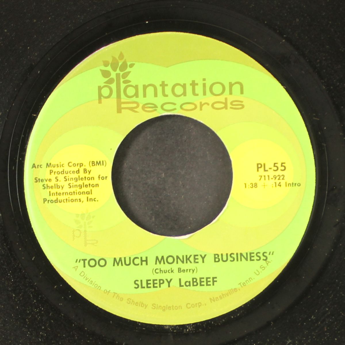 got you on my mind / too much monkey business by SLEEPY LABEEF