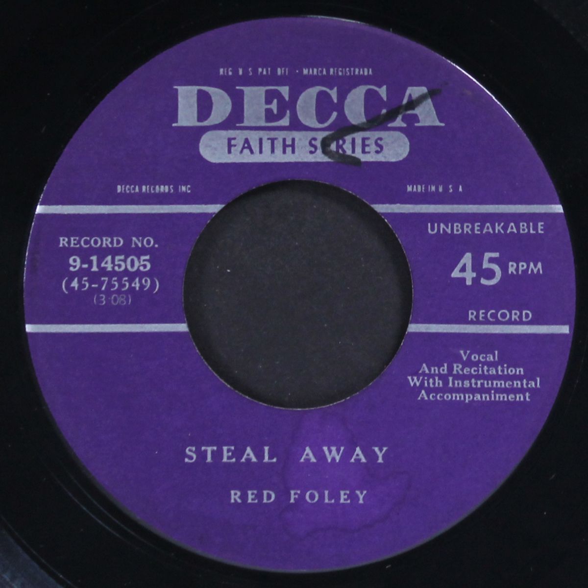 just a closer walk with thee / steal away by RED FOLEY