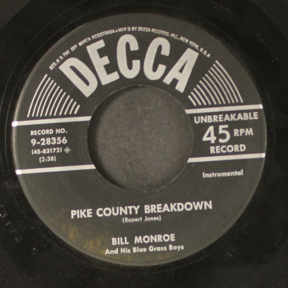 a mighty pretty waltz / pike county breakdown by BILL MONROE