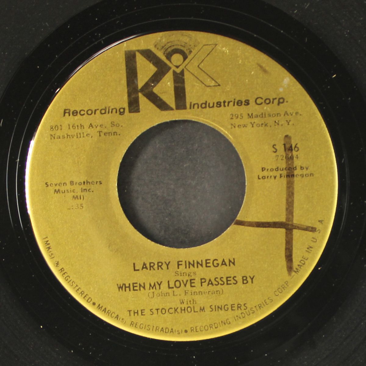 a tribute to ringo starr the other ringo / when my love passes by by LARRY FINNEGAN