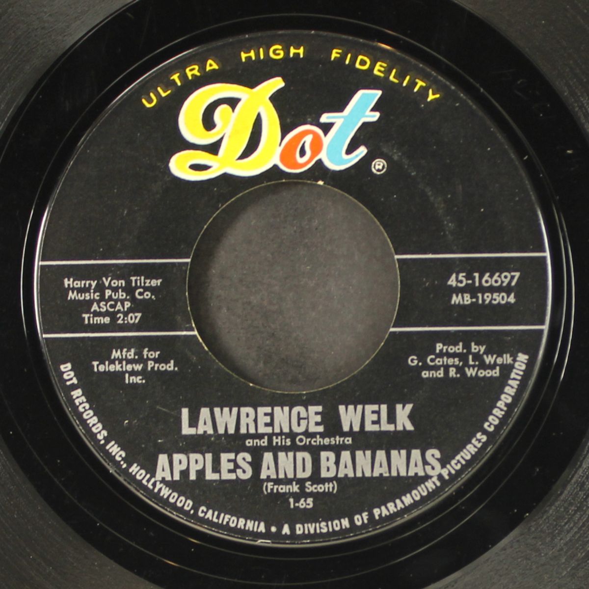 the addams family / apples and bananas by LAWRENCE WELK