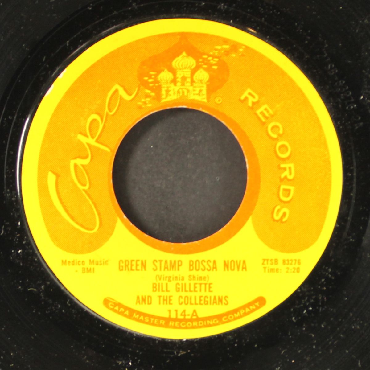 green stamp bossa nova / in love with love by BILL GILLETTE & COLLEGIANS