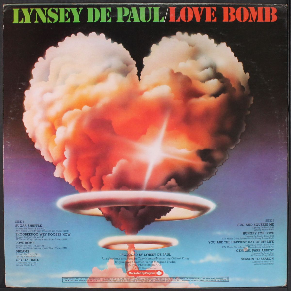 love bomb by LYNSEY DE PAUL