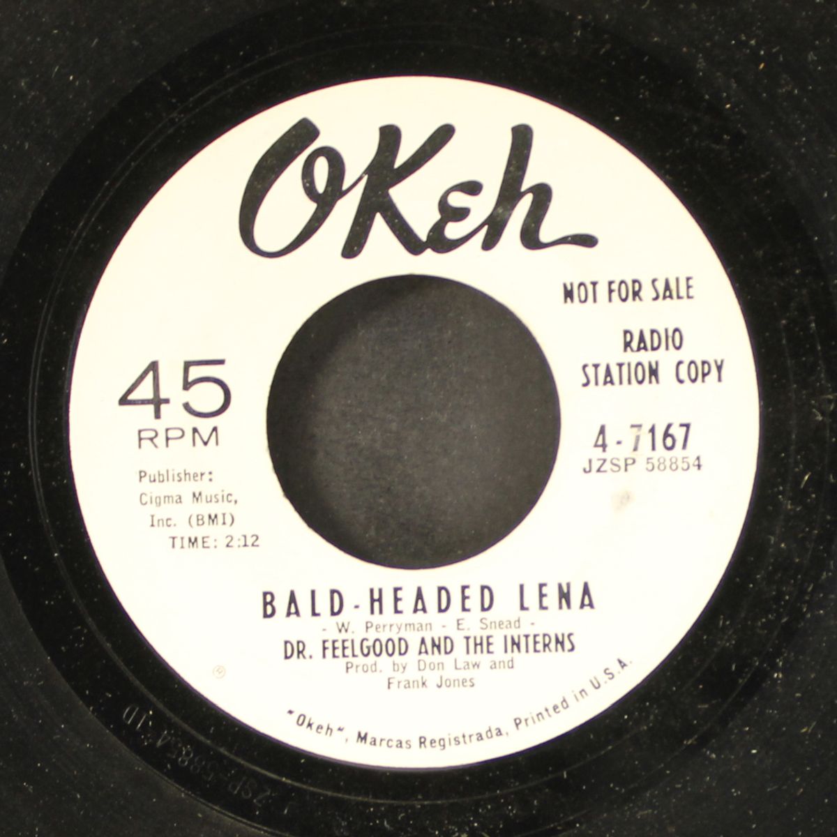 bald headed lena / my gal jo by DR. FEELGOOD & INTERNS
