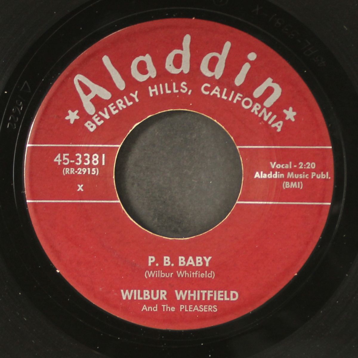 p.b. baby / the one i love by WILBUR WHITFIELD
