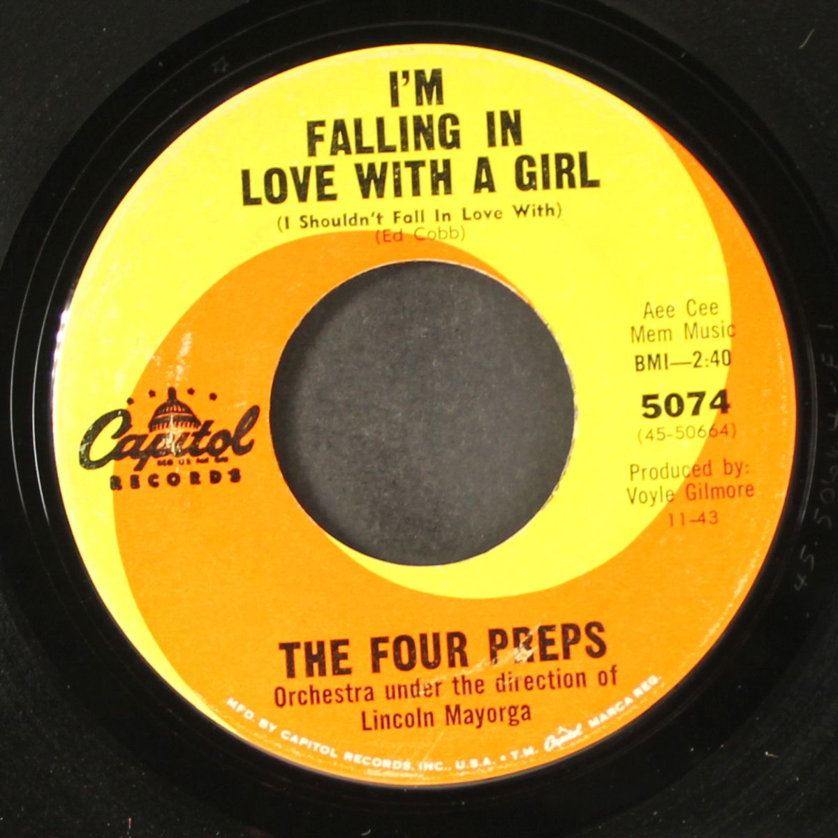 i'm falling in love with a girl by FOUR PREPS