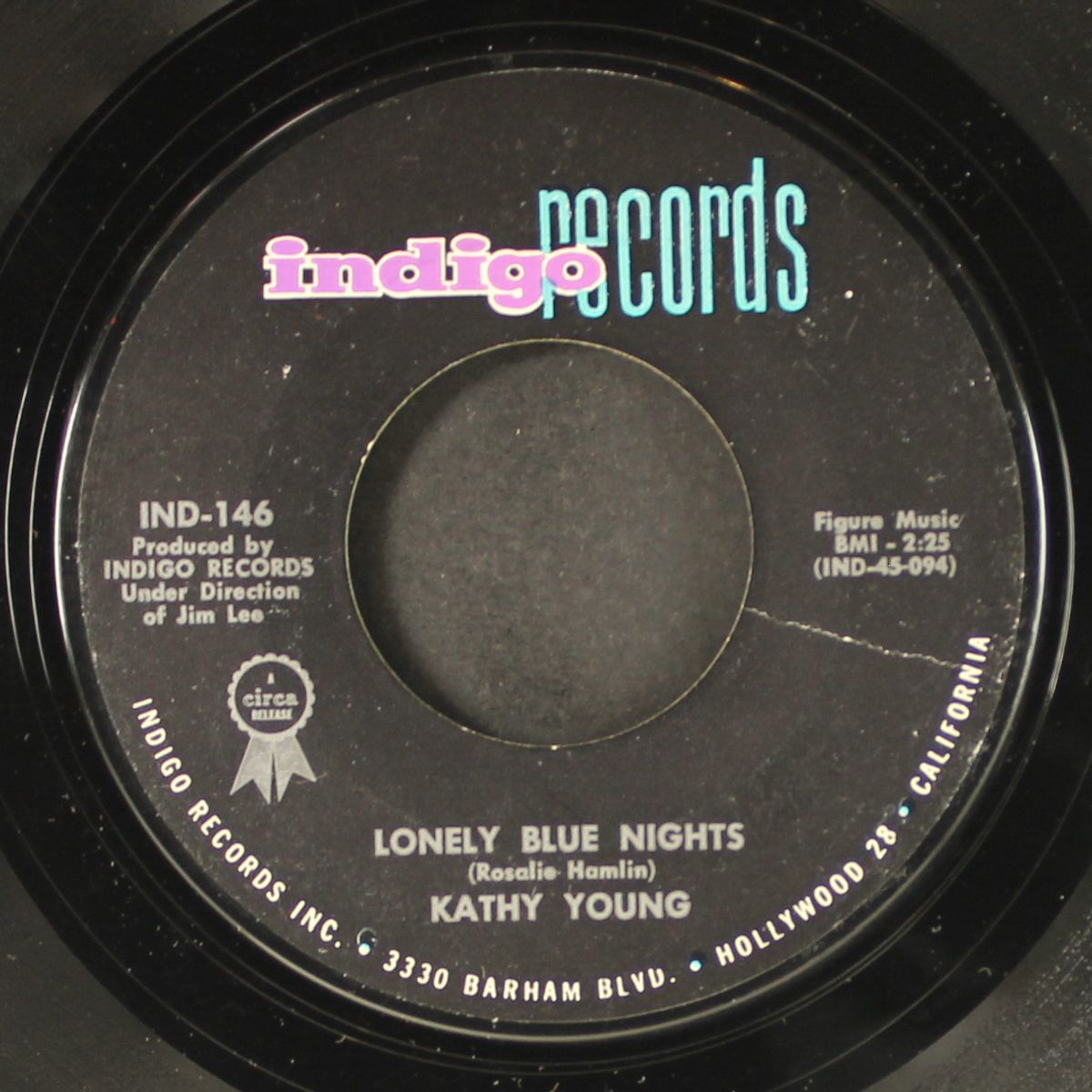 lonely blue nights / i'll hang my letters out to try by KATHY YOUNG & INNOCENTS