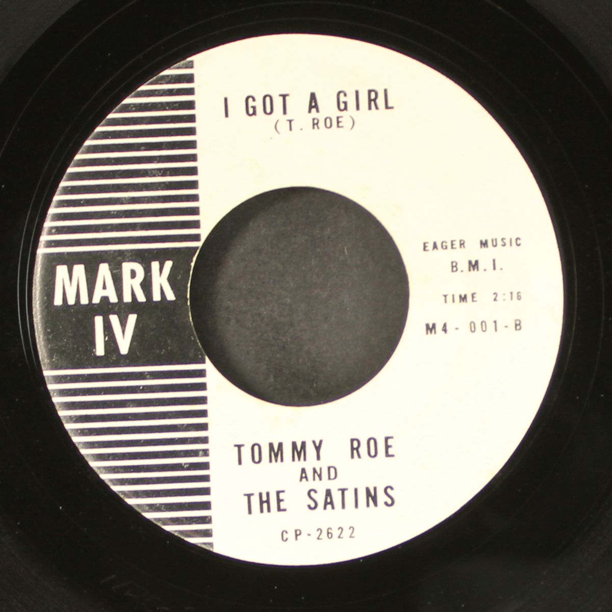 caveman / i got a girl by TOMMY ROE & SATINS