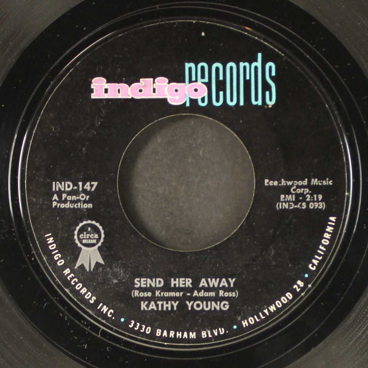dream awhile / send her away by KATHY YOUNG