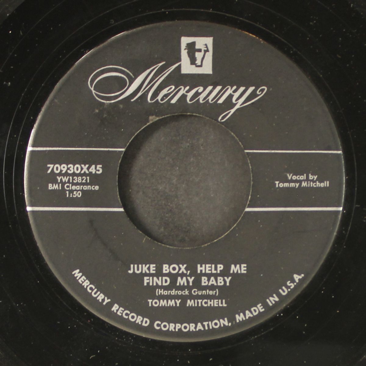 juke box, help me find my baby by TOMMY MITCHELL
