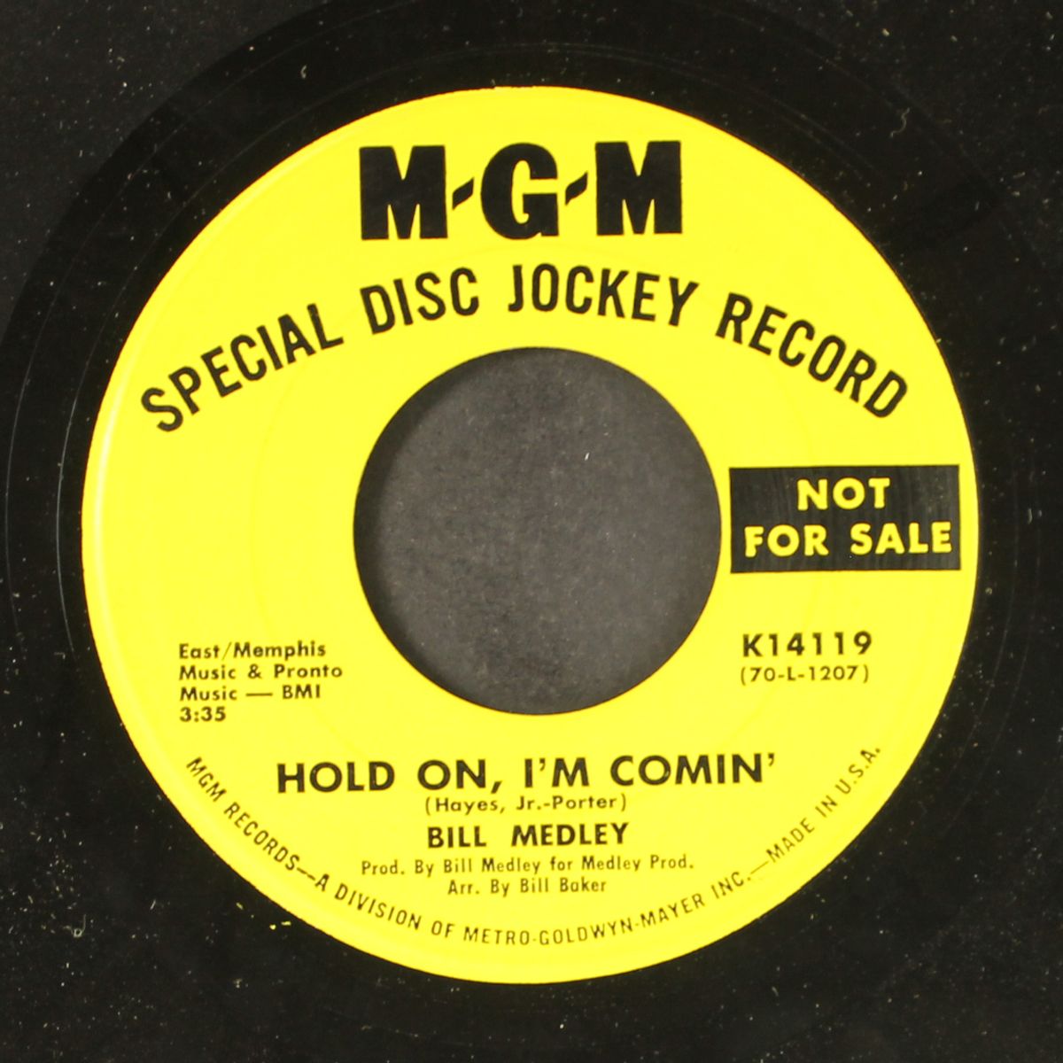 hold on, i'm comin' by BILL MEDLEY