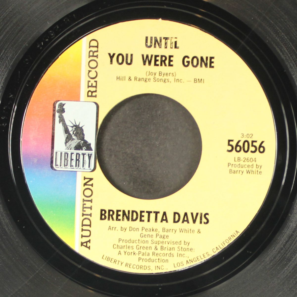 i can't make it without him / until you were gone by BRENDETTA DAVIS