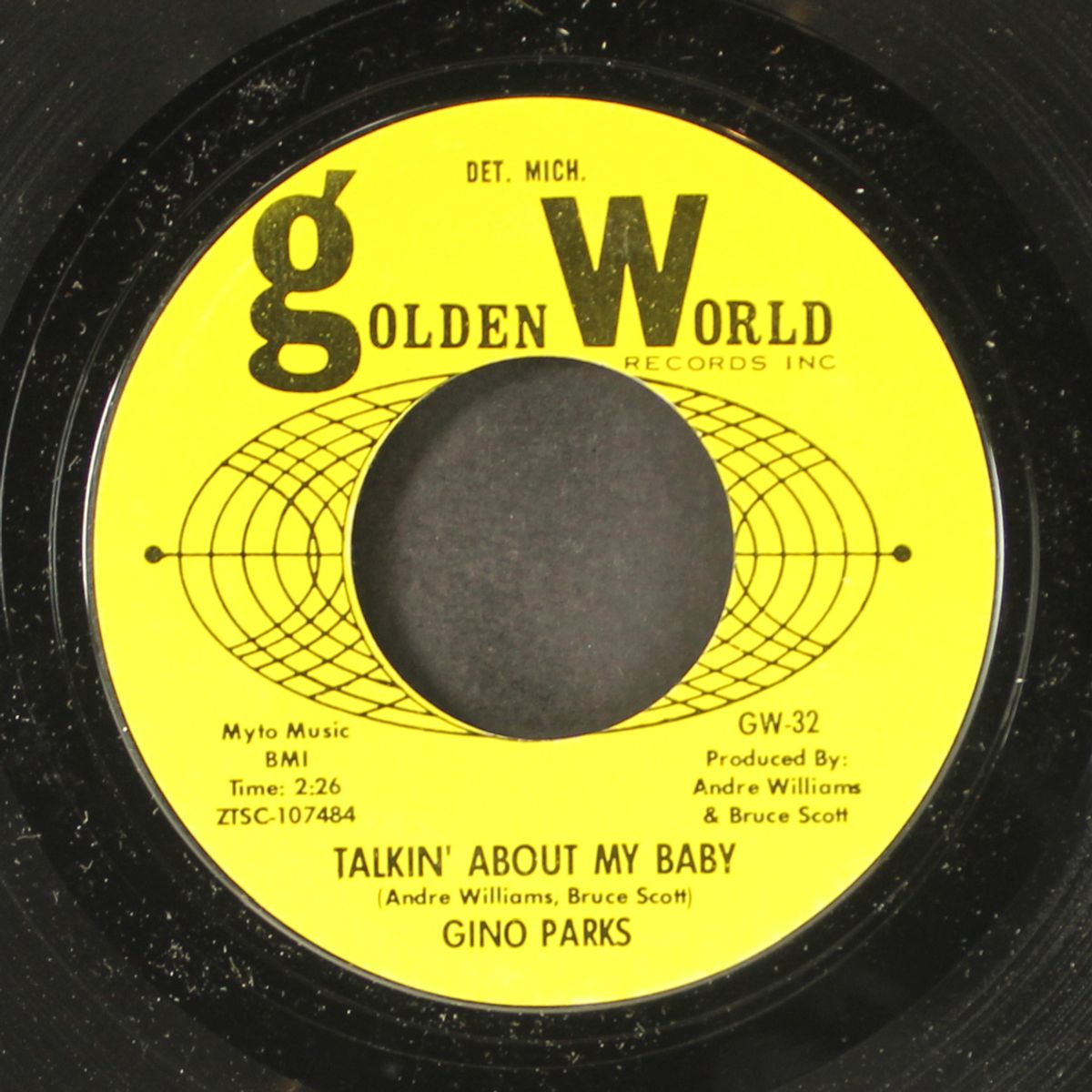 talkin' about my baby / my sophisticated lady by GINO PARKS