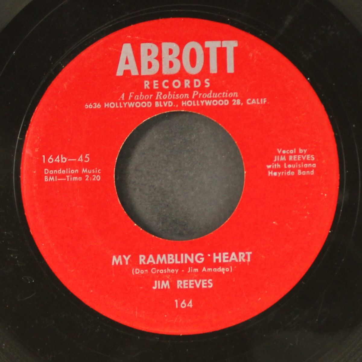 beatin' on the ding dong / my rambling heart by JIM REEVES