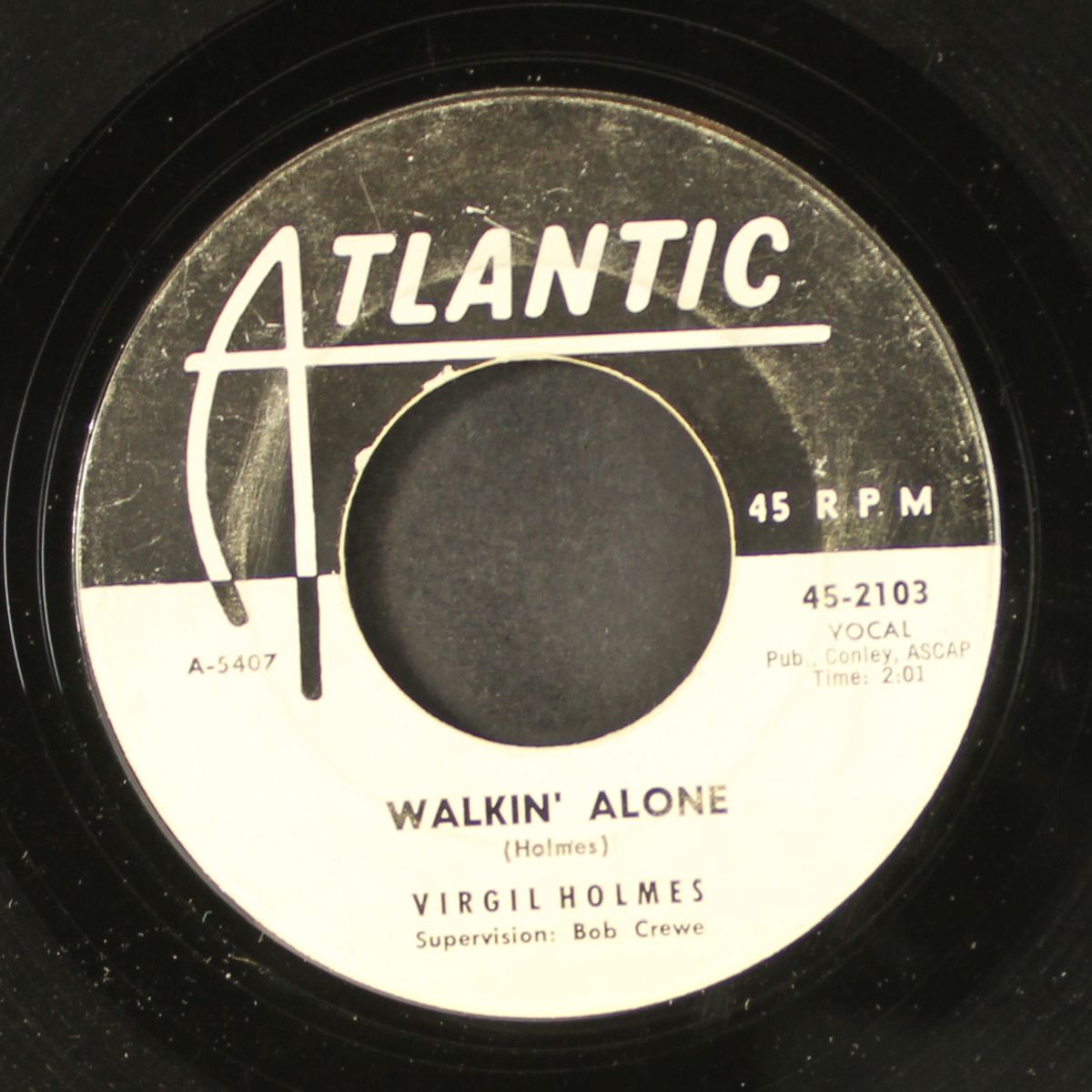 walkin' alone / ghost train by VIRGIL HOLMES