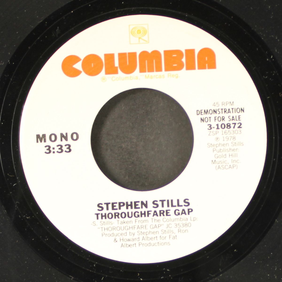 thoroughfare gap / mono by STEPHEN STILLS