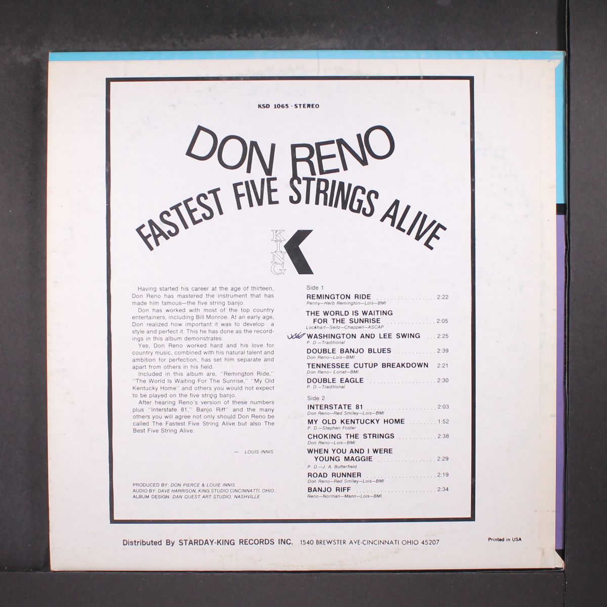 fastest five strings alive by DON RENO