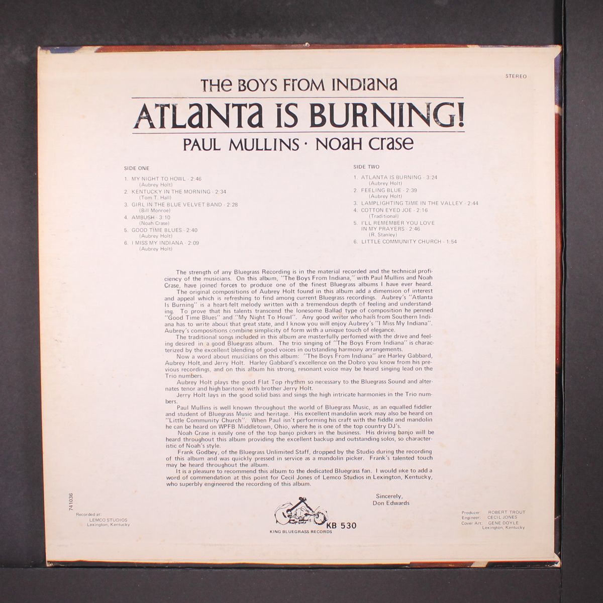 atlanta is burning by BOYS FROM INDIANA