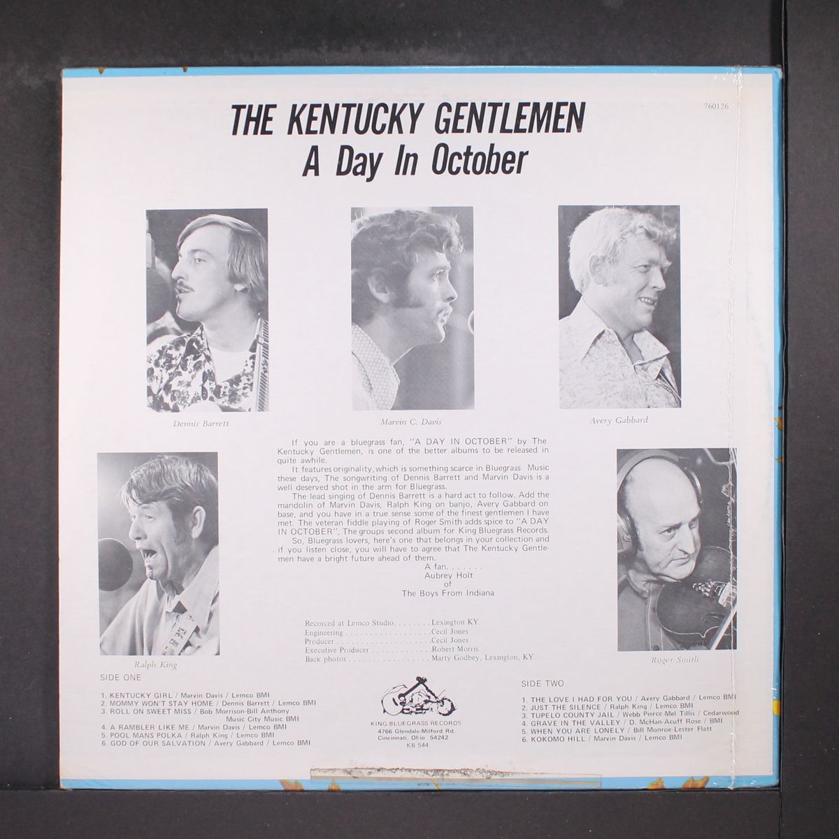 a day in october by KENTUCKY GENTLEMEN
