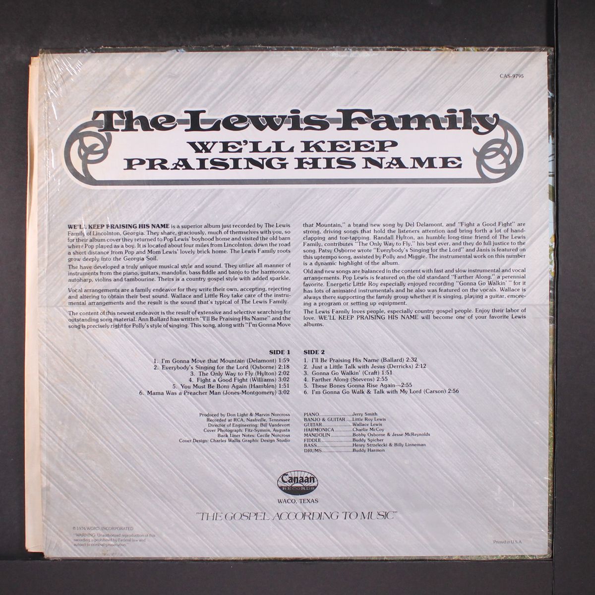 we'll keep praising his name by LEWIS FAMILY