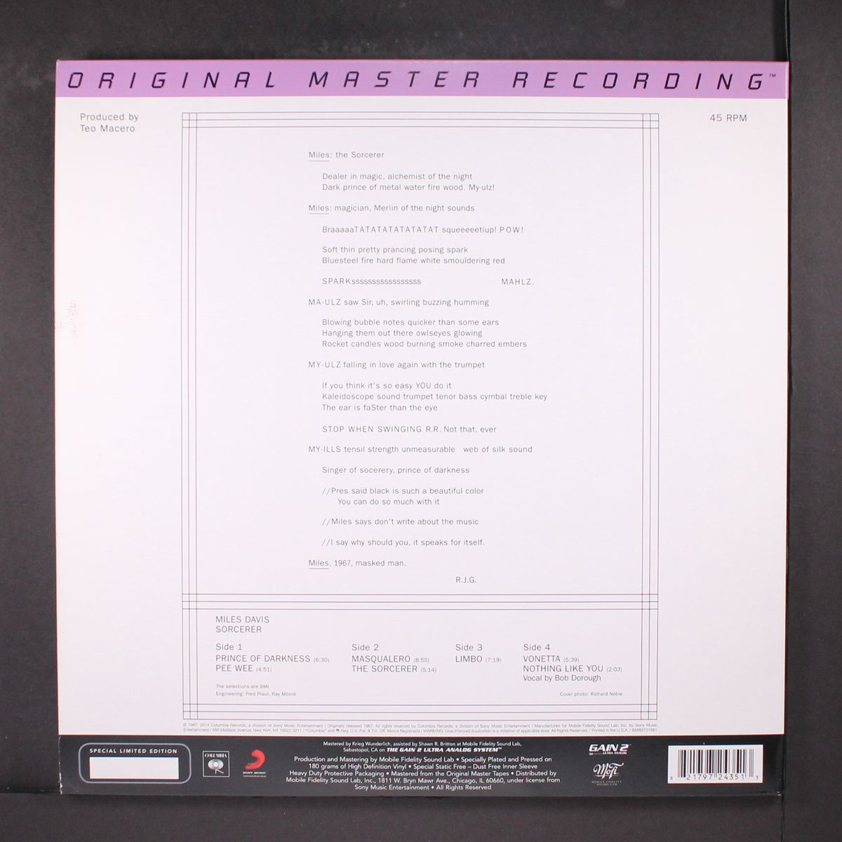 sorcerer by MILES DAVIS