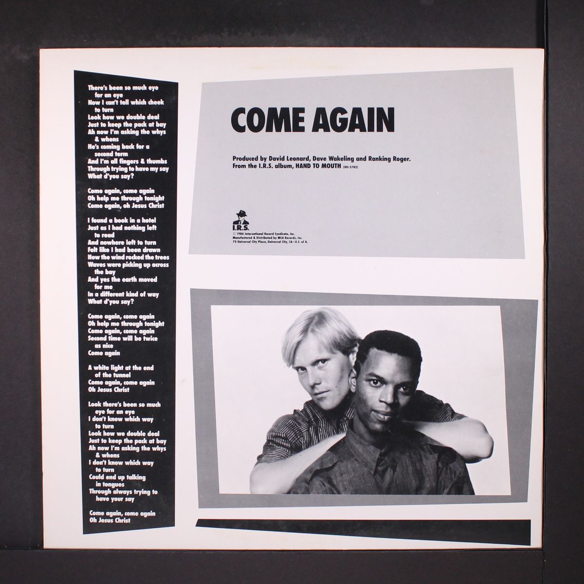come again by GENERAL PUBLIC