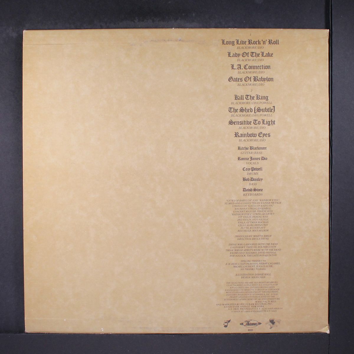 long live rock 'n' roll by RAINBOW