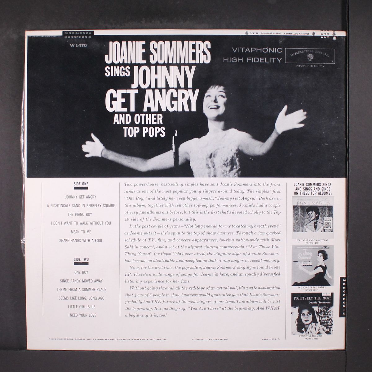 johnny get angry by JOANIE SOMMERS