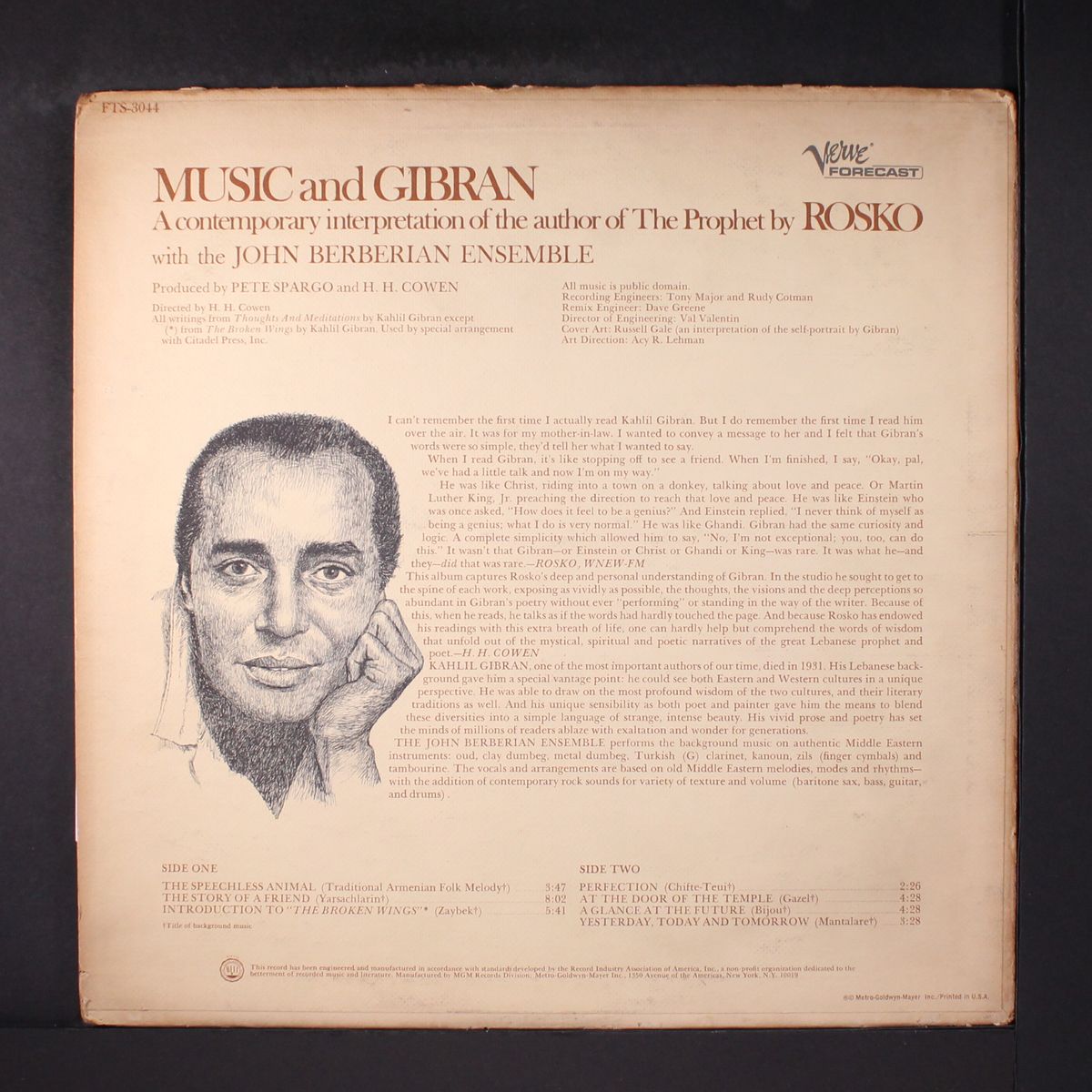 music and gibran by ROSKO & JOHN BERBERIAN