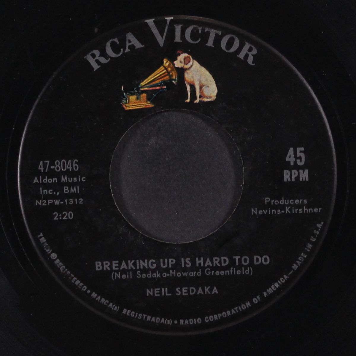 breaking up is hard to do / as long as i live by NEIL SEDAKA