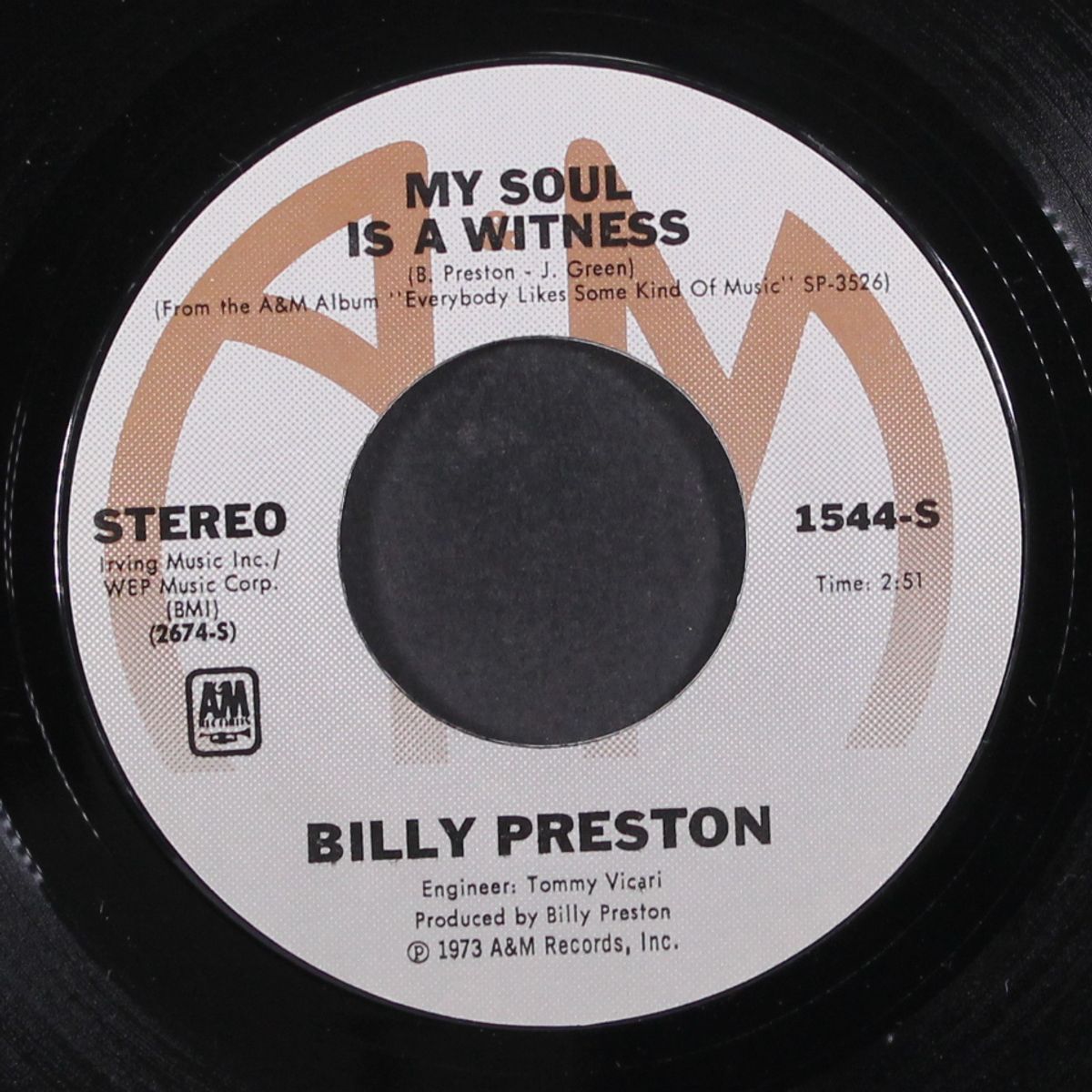 nothing from nothing / my soul is a witness by BILLY PRESTON